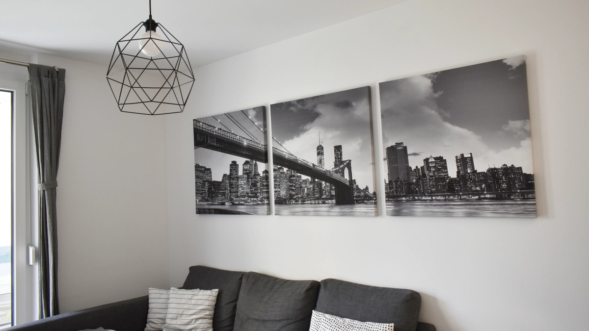 Wohnzimmer und Küche