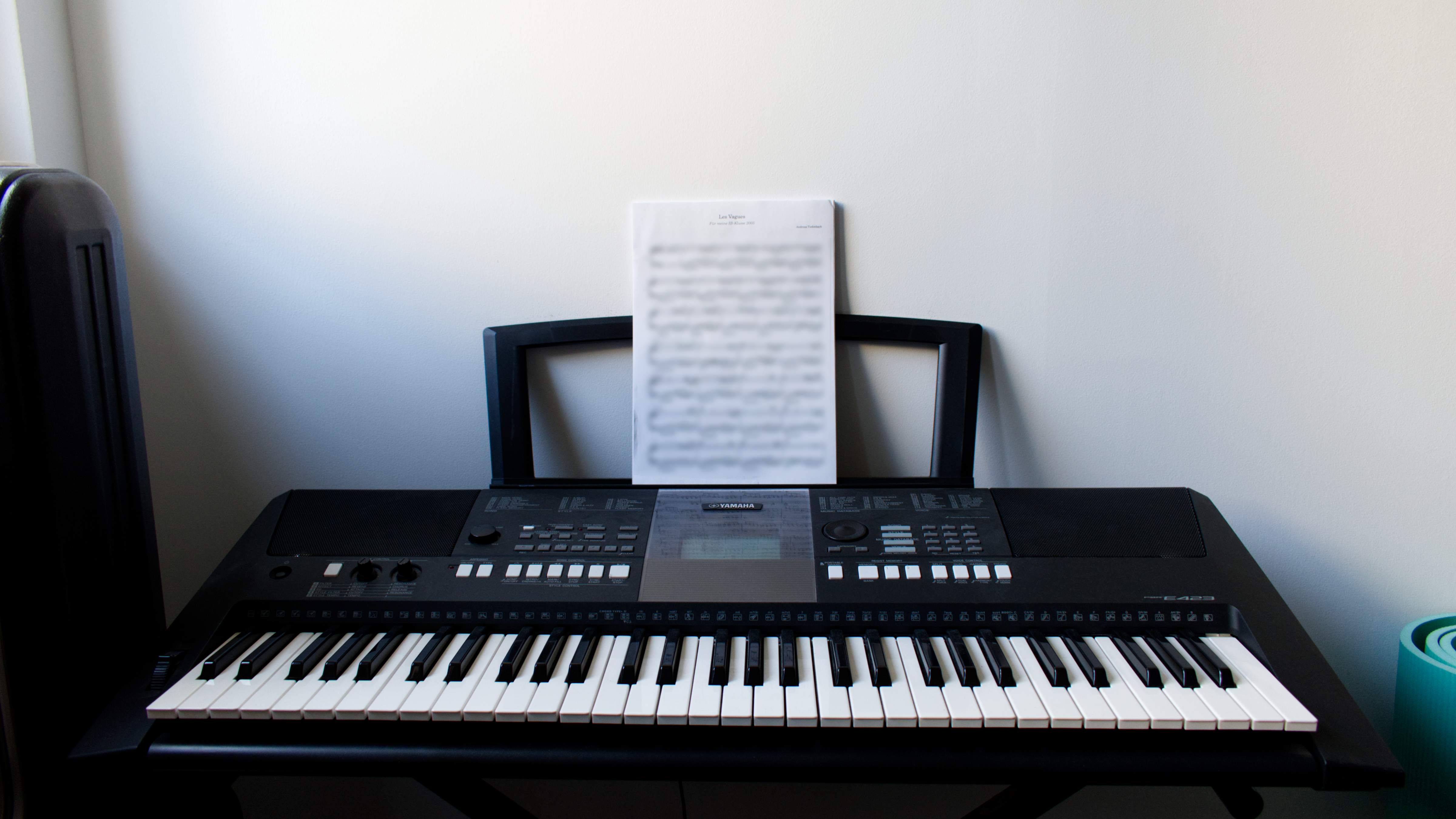 Keyboard und Noten von Les Vaques Komponist: Andreas Tiefenbach