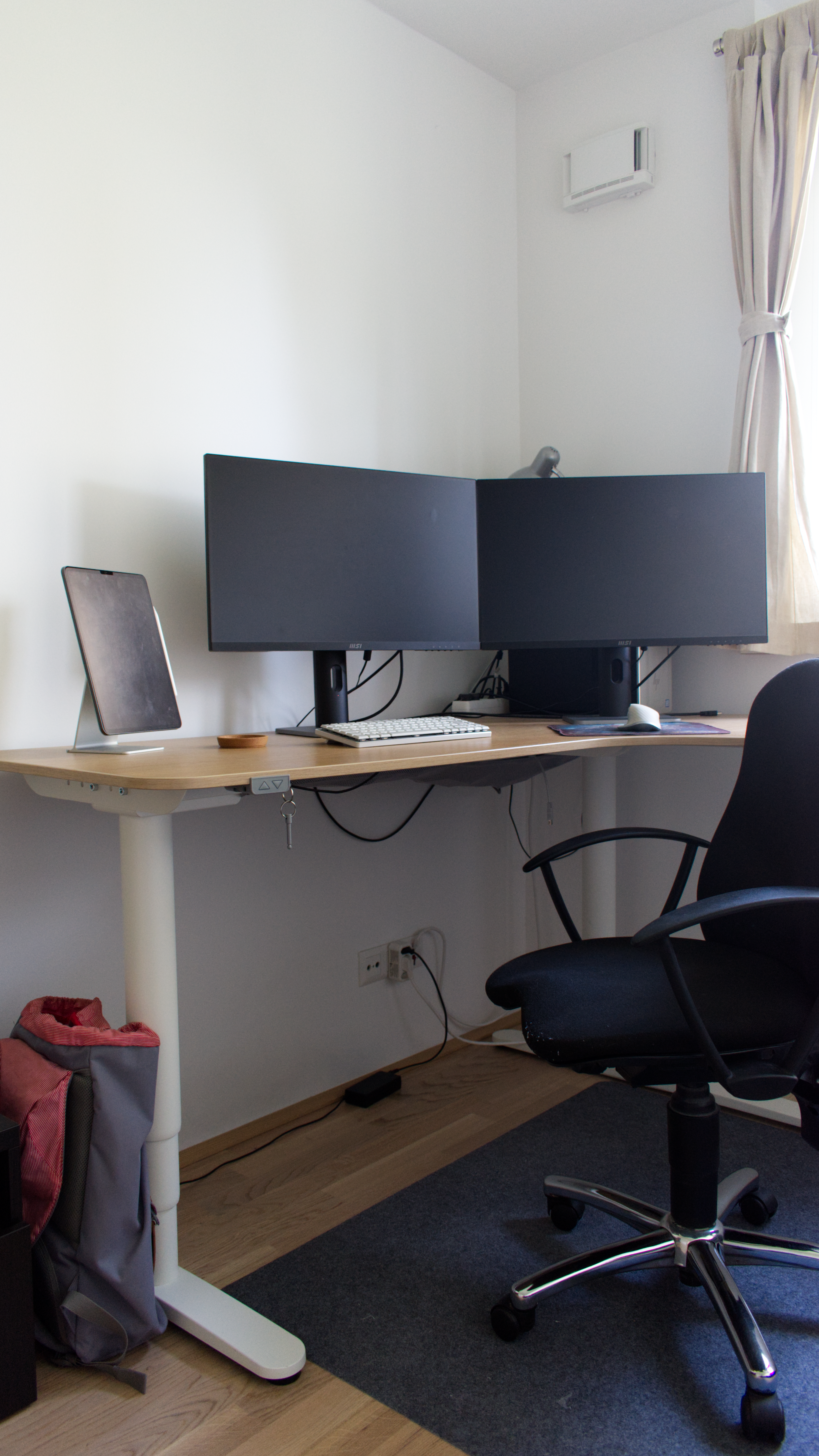 Arbeitszimmer/Gästezimmer Blick näher auf den Schreibtisch
